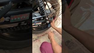 Bike chain maintenance automobile gear bikeslover shorts youtubeshorts viralvideo important [upl. by Homerus]