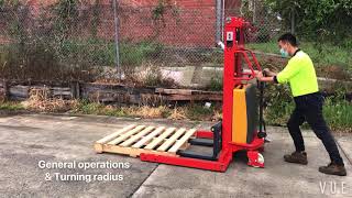 SPN1025S Semi Electric Stacker [upl. by Ititrefen]