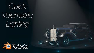 291 Blender Tutorial Quick Volumetric Lighting for Beginners in EEVEE [upl. by Uzial951]