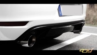 VW Golf 6 GTI  DTH Turbo 70mm Catback feat ASG Sound [upl. by Joslyn]