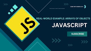 RealWorld Example of Array of Objects in JavaScript  Beginner Tutorial [upl. by Yerggoeg535]