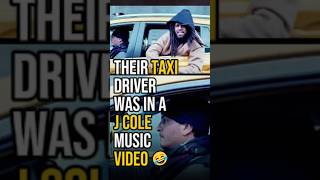 Their taxi driver flexed his J Cole music video cameo 🤣 shorts fyp jcole [upl. by Whitelaw600]