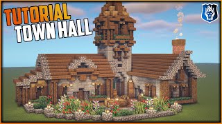 Minecraft Town Hall Tutorial [upl. by Aciretehs]