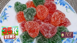 Jujube RecipeGummy CandiesGumdropsJelloJelly CandiesGumdrop DayEasy CandiesHomemade Dessert [upl. by Nossaj]