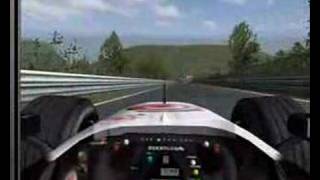 F1 2005 onboard Nordschleife rFactor [upl. by Lorry314]