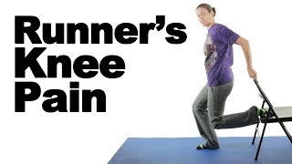 Runners Knee Pain Exercises amp Stretches  Ask Doctor Jo [upl. by Annayad]