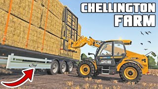 JCB AGRI PRO ON THE FARM  Chellington Farm FS19  Episode 2 [upl. by Sil]