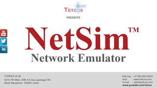 Network Emulator NetSim  Introduction [upl. by Zile]