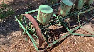 Antique Four Row Seed Planter [upl. by Eedrahc88]