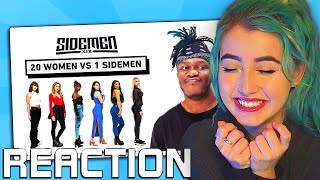 GEE NELLY REACTS TO SIDEMENS 20 WOMEN VS 1 SIDEMEN KSI EDITION [upl. by Ateuqram533]