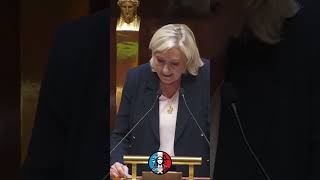 MARINE LE PEN EXPLOSE LE GOUVERNEMENT [upl. by Eilra290]