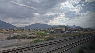 Train Ride from Vineyard to Orem 4K  Utah [upl. by Yraeg]