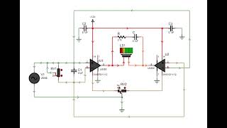 bridge power amplifier LM380 circuit diagram [upl. by Boutis378]