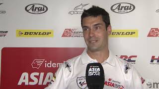 Diego Lozano Interview Race 2  Round 1 Qatar  2022 Idemitsu Asia Talent Cup [upl. by Rafaelia364]