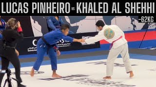 Lucas Pinheiro vs Khaled Mohammed Al Shehhi AJP TEAMS CUP Asian Qualifiers 62kg Division [upl. by Ardnnaed]