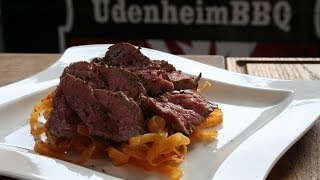 Rinderfilet auf TagliatelleBett mit Pesto Rosso [upl. by Halika788]