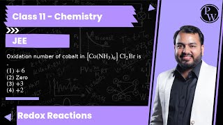 Oxidation number of cobalt in CoNH36 Cl2Br is  16 2 Zero 3 3 4 2 [upl. by Dnartreb197]