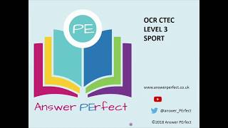 OCR CTEC Sport Level 3 Unit 1 Components of Blood [upl. by Maryl661]