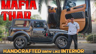 Mafia Mahindra Thar Glory Wine Interior  BMWLike Interiors by Vig Auto Accessories📞9321811482 [upl. by Nielson332]