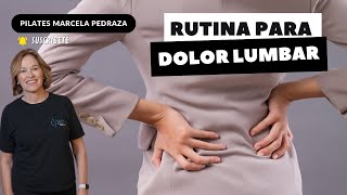 RUTINA PARA DOLOR LUMBAR [upl. by Peednam]