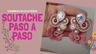 Tutorial Aretes Soutache paso a paso en español [upl. by Margeaux974]