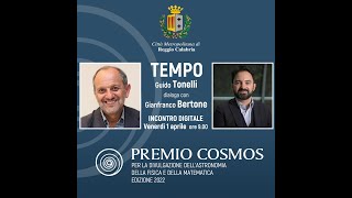 Premio Cosmos 2022 incontro con Guido Tonelli [upl. by Namdor]