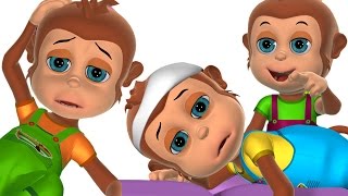 Five Little Monkeys Babies and Ducks  More Baby Songs and Nursery Rhymes for Children [upl. by Plumbo]