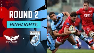 Scarlets v Cardiff Rugby  Highlights  Round 2  URC 202425 [upl. by Landmeier984]