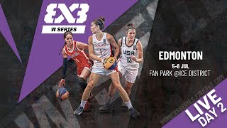 RELIVE  FIBA 3x3 Women´s Series Edmonton Stop 2024  Day 2 [upl. by Marquita281]