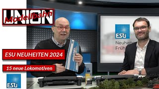 ESU Neuheiten 2024  Jürgen Lindner amp Frank Buttig  BR 103  Ae 66  Dampflok T18  ECos [upl. by Neffets]