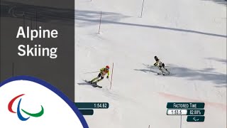 Noemi Ewa RISTAU Super CombinedSlalomAlpine Skiing PyeongChang2018 [upl. by Alia]