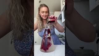 Easy 3 ingredient mocktail asmr 🍋🫐 [upl. by Doralynn]