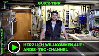 ✯ 1 QuickTipp  Werkstücke im Schraubstock einspannen [upl. by Bevis]