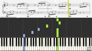 Learn Fur Elise Sheet Music by Beethoven  Keyboard Practice Video [upl. by Suoicerpal]