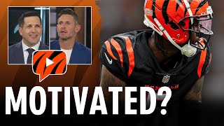 National Analysts Question Bengals WR Tee Higgins Motivation  Instant Reaction [upl. by Arahk]