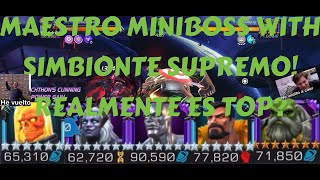 SIMBIONTE SUPREMO vs MAESTRO MINIBOSS ES ATACANTE TOP SIMBIONTE   T49 G6 [upl. by Acirtal]