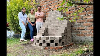 ELABORACIÓN DE FOGATA DE ADOBE [upl. by Mayberry804]