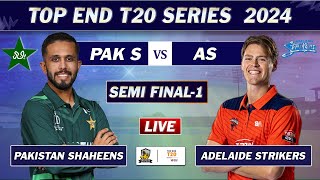 PAKISTAN SHAHEENS vs ADELAIDE SEMI FINAL MATCH LIVE SCORES  PAK S vs AS LIVE MATCH  PAK BAT [upl. by Llemert]