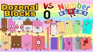 DOZENAL BLOCKS  DUODECIMAL COUNTING FROM 1 TO 1 GROSS VERSUS NUMBERBLOCKS 1 TO 100  hello george [upl. by Etnecniv294]