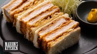 Japanese Pork Katsu Sando  Marions Kitchen [upl. by Birchard234]