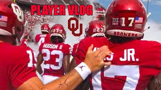 OKLAHOMA FOOTBALL PLAYER GAMEDAY VLOG [upl. by Ettennej]