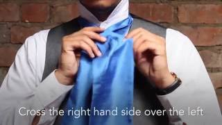 How to tie a cravat [upl. by Lyndy]