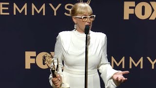 Patricia Arquette  The Act  Emmys 2019 Full Backstage Interview [upl. by Aihsia]