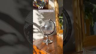 DIY MAPPEMONDE DISCO 🪩 diy design colors disco homedecor art discoball creative homemade [upl. by Tiffi240]