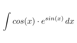 Integral of cosxesinx substitution [upl. by Anbul]