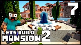 Minecraft How To Make a Mansion  Part 7 [upl. by Neisa]