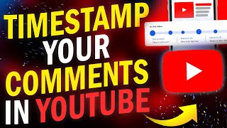 How To Timestamp YouTube Comments In 2023  Super Easy [upl. by Leacock]