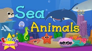 Kids vocabulary  Sea Animals  Learn English for kids  English educational video [upl. by Lovering652]