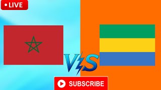 Morocco vs Gabon live 2024 CAF Africa Cup of Nations football match [upl. by Initirb260]