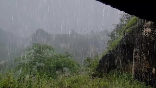 Rain Sounds For Sleeping  99 Instantly Fall Asleep With Rain And Thunder Sound At Morning Day [upl. by Simeon778]